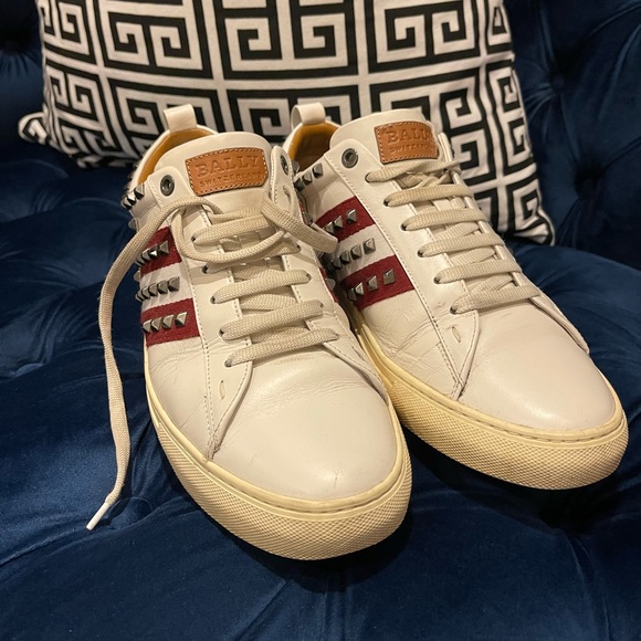 Bally Mens stud sneakers - Picture 2 of 10